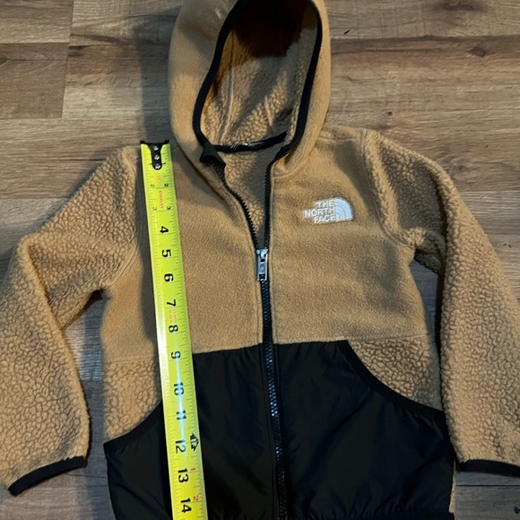 The North Face Kids Tan and Black Fleece Raincoat - Picture 2 of 5